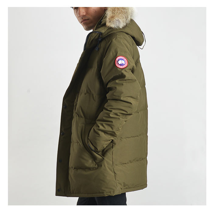 カナダグース CANADA GOOSE フーデッド ダウンジャケット メンズ アウター コート 大きいサイズ ブラック ミニタリー カーキ CARSON PARKA 3805M 49