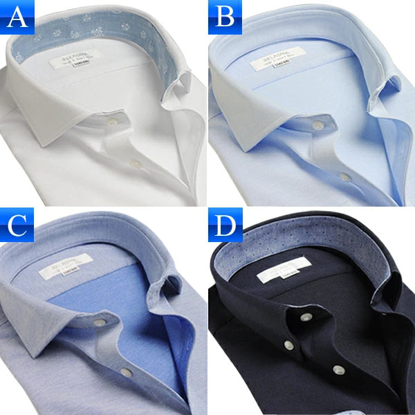 ニットシャツ メンズ 長袖 ビジネス ワイシャツ 台衿付 前開き 吸汗速乾 ボタンダウン カッタウェイ 形態安定 ビズポロ ビジカジ カジュアル オシャレ