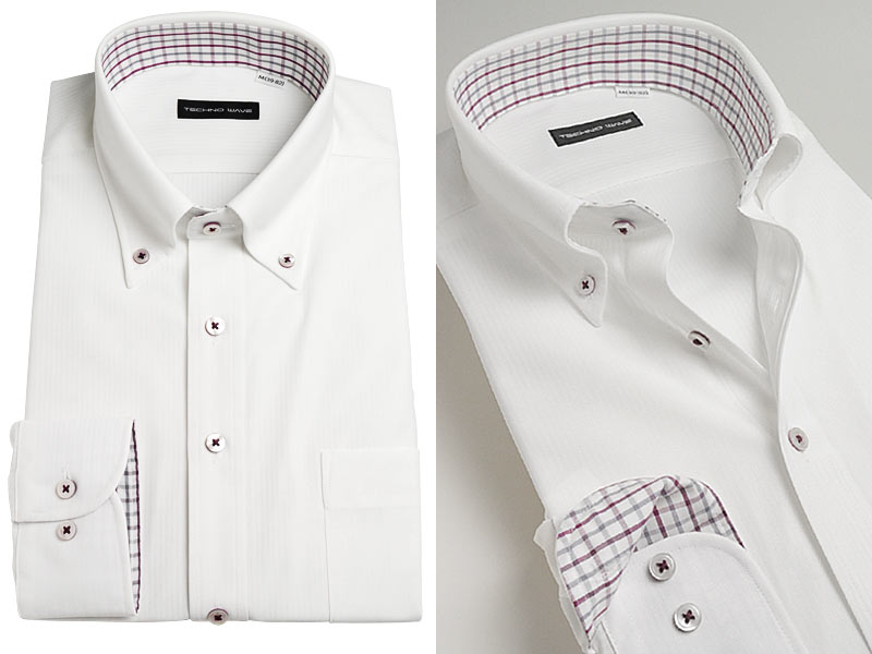 ニットシャツ 長袖 メンズ ワイシャツ 形態安定 ニットワイシャツ ノーアイロン ストレッチ ｙシャツ ビジネス ニット 形状安定 ドレスシャツ おしゃれ ボタンダウン ワイドカラー