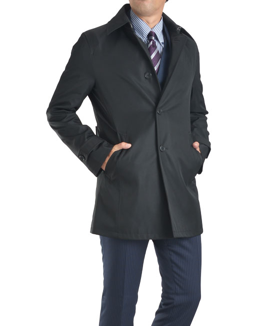 シングルステンカラーコート