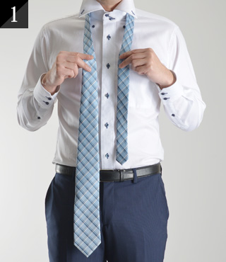 ネクタイの基本02 結び方編 メンズスーツのスーツスタイルmarutomi 公式通販