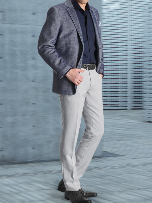 ネイビーのシャツを合わせた 大人シックなジャケパンスタイル メンズスーツのスーツスタイルmarutomi 公式通販